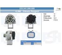 Alternatore BV PSH 90A - 225.541.090.000 per CITROËN NEMO 1.4 HDi