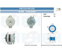 Alternatore BV PSH 95A - 646.024.095.050 per