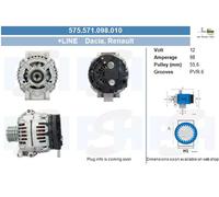 Alternatore BV PSH 98A - 575.571.098.010 per RENAULT CLIO 1.4 16V (B/CB0P)
