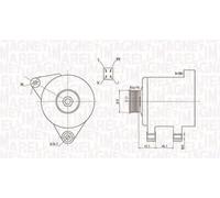 Magneti Marelli 063731605010 Alternatore Toyota Corolla