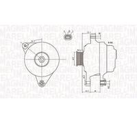 MAGNETI MARELLI 063731703010 Alternatore