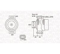 MAGNETI MARELLI 063731740010 Alternatore
