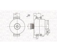 MAGNETI MARELLI 063731774010 Alternatore