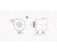 Magneti Marelli 063731789010 Alternatore Hyundai, Kia