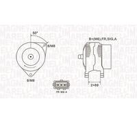 Alternatore trifase MAGNETI MARELLI 063731857010