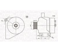 Magneti Marelli 063731861010 Alternatore Volvo V70, S60