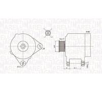 Magneti Marelli 063731907010 Alternatore Toyota Avensis