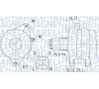 MAGNETI MARELLI 063732027010 Alternatore