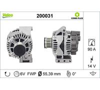 Alternatore con puleggia 200031 VALEO per FIAT OPEL LANCIA SUZUKI