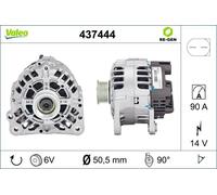 Alternatore con puleggia 437444 VALEO per SEAT SKODA VW