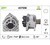 VALEO 437558 Alternatore