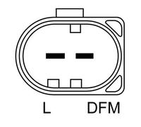 Alternatore con puleggia a ruota libera 0 986 046 520 BOSCH per PORSCHE BOXSTER