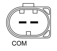 Alternatore con puleggia a ruota libera 0 986 081 910 BOSCH per MERCEDES-BENZ