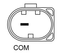 Alternatore con puleggia a ruota libera 0 986 083 310 BOSCH per VW SKODA