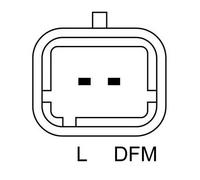 Alternatore con puleggia a ruota libera 0 986 083 440 BOSCH per DACIA RENAULT