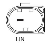 Alternatore con puleggia a ruota libera 0 986 083 850 BOSCH per VW SKODA