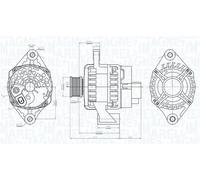 MAGNETI MARELLI 063736094010 Alternatore