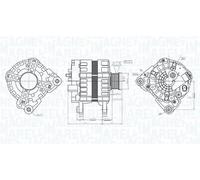 MAGNETI MARELLI 063736232010 Alternatore