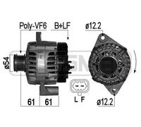 Alternatore con puleggia a ruota libera 209123A ERA per OPEL SAAB CHEVROLET