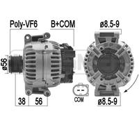 Alternatore con puleggia a ruota libera 210850A ERA per AUDI A4 B8 A5 Q5 Q5 Van