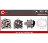 Alternatore con puleggia a ruota libera CAL10302AS CASCO per OPEL RENAULT NISSAN