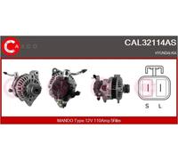 Alternatore con puleggia a ruota libera CAL32114AS CASCO per HYUNDAI KIA