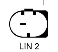 Alternatore con puleggia a ruota libera LRA03360 LUCAS per AUDI A6 C7