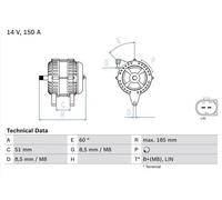 BOSCH Alternatore