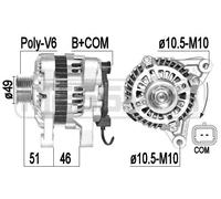 ERA Alternatore Generatore 80A 14V per Citroën C2 1.1 1.4 1.4i 1.1i