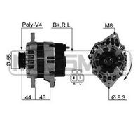 Alternatore con puleggia cinghia Poly-V 210374A ERA per HYUNDAI KIA