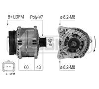 ERA Benelux Alternatore 210719A 14 V 150 A per Renault Grand Scénic, Lagun