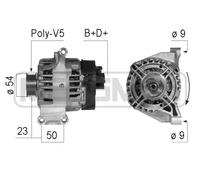 Alternatore ERA 210744A-Abarth Grande Punto 1.4 ESSEESSE /SUPERSPORT (199.AXX1B