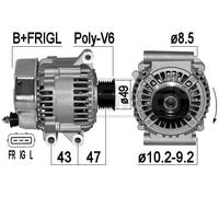 ERA Benelux Alternatore 210895A 105A 14V per MINI Mini Cooper One