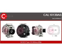 Casco Alternatore CAL10139AS con puleggia e cinghia Poly-V per Renault/Dacia