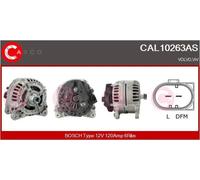 Alternatore con puleggia cinghia Poly-V CAL10263AS CASCO per VW VOLVO