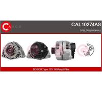 Alternatore con puleggia cinghia Poly-V CAL10274AS CASCO per OPEL SAAB