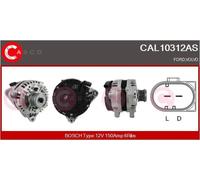 Alternatore con puleggia cinghia Poly-V CAL10312AS CASCO per FORD VOLVO