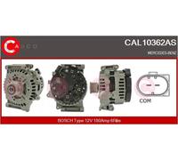 Alternatore con puleggia cinghia Poly-V CAL10362AS CASCO per MERCEDES-BENZ