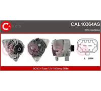 Alternatore con puleggia cinghia Poly-V CAL10364AS CASCO per OPEL ASTRA H AGILA