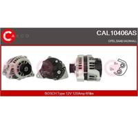 Alternatore con puleggia cinghia Poly-V CAL10406AS CASCO per SAAB OPEL