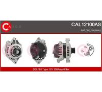 Casco Alternatore CAL12100AS con puleggia cinghia Poly-V per Opel e Fiat
