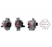 Alternatore con puleggia cinghia Poly-V CAL14107AS CASCO per FORD MONDEO III