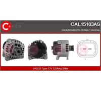 Real Skateboards Alternatore Generatore 125A 12V per Nissan Interstar Bus DCI 80 1.5 1.9