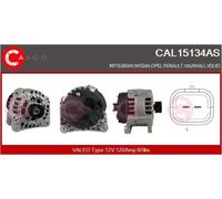 Alternatore con puleggia cinghia Poly-V CAL15134AS CASCO per OPEL RENAULT VOLVO