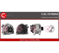Alternatore con puleggia cinghia Poly-V CAL15160AS CASCO per PEUGEOT CITROËN