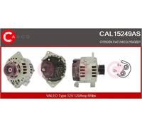 Alternatore con puleggia cinghia Poly-V CAL15249AS CASCO per PEUGEOT CITROËN
