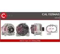 Alternatore con puleggia cinghia Poly-V CAL15294AS CASCO per VW AUDI