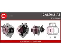 Alternatore con puleggia cinghia Poly-V CAL20121AS CASCO per OPEL CORSA C
