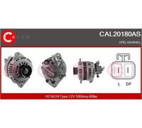 Alternatore con puleggia cinghia Poly-V CAL20180AS CASCO per OPEL ASTRA H