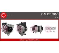 Alternatore con puleggia cinghia Poly-V CAL25103AS CASCO per FORD